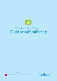 Folksam elitidrottsförsäkring